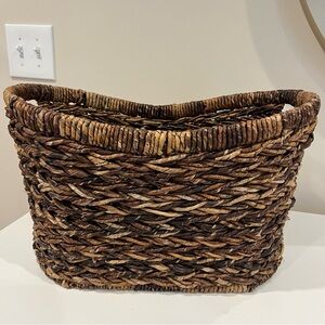 Oval Wicker Storage Basket